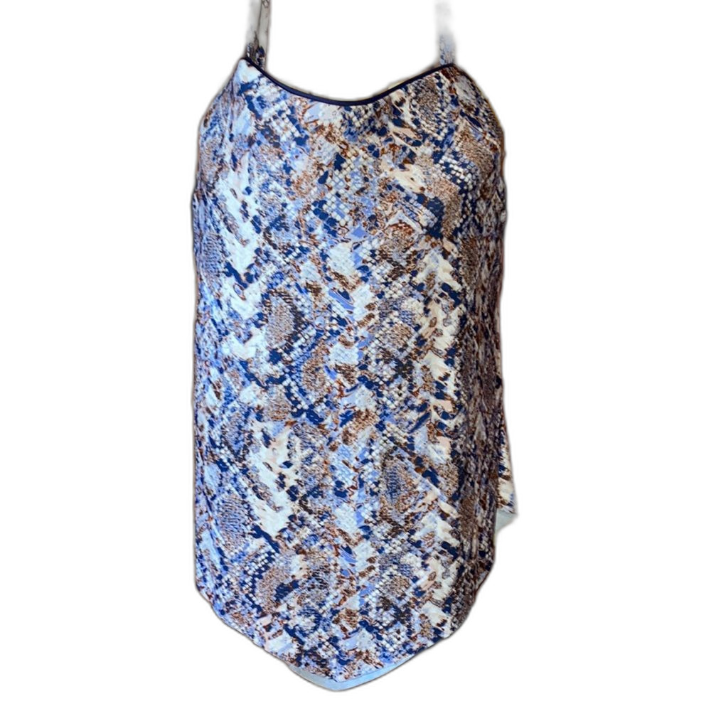 BECCA ETC Women's Tankini Python Snakeskin PRINT